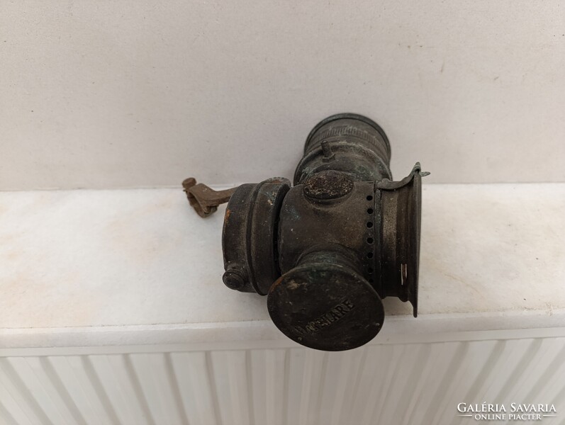 Antik bicikli lámpa Alte Fahrradlampe Bicycle Lamp karbid kerékpár gyűjtemény felújítandó 835 1568