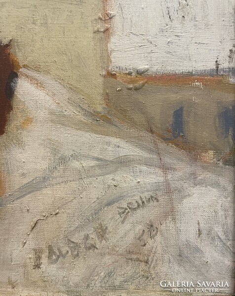 Balogh Ervin (1925-2020) 69x83 cm EREDETI olajfestménye