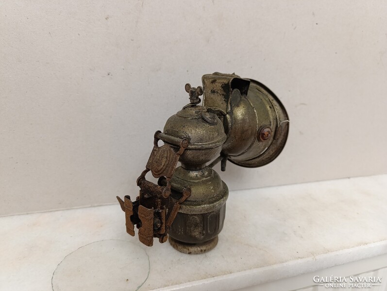 Antik bicikli lámpa Alte Fahrradlampe Bicycle Lamp karbid kerékpár gyűjtemény felújítandó 836 1569