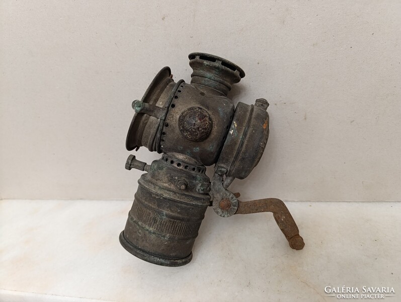 Antik bicikli lámpa Alte Fahrradlampe Bicycle Lamp karbid kerékpár gyűjtemény felújítandó 835 1568