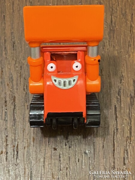 Markolós,lánctalpas kis autó. gyerekjáték.Hossza 7 cm. Teljesen új állapotban. Narancssárga színben.