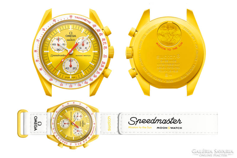 OMEGA karóra,Swatch Moonswatch Speedmaster óra + DOBOZ,összes modell,12 szín-bolygó