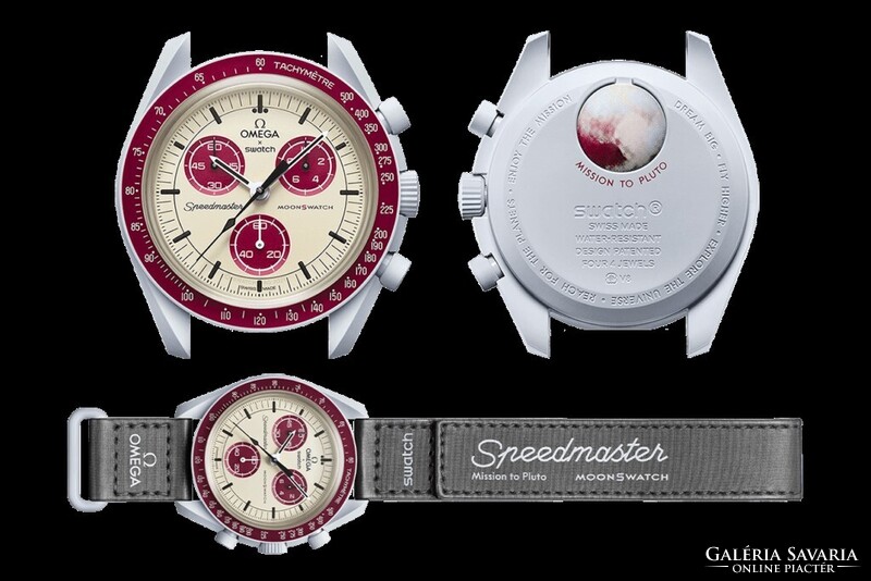 OMEGA karóra,Swatch Moonswatch Speedmaster óra + DOBOZ,összes modell,12 szín-bolygó