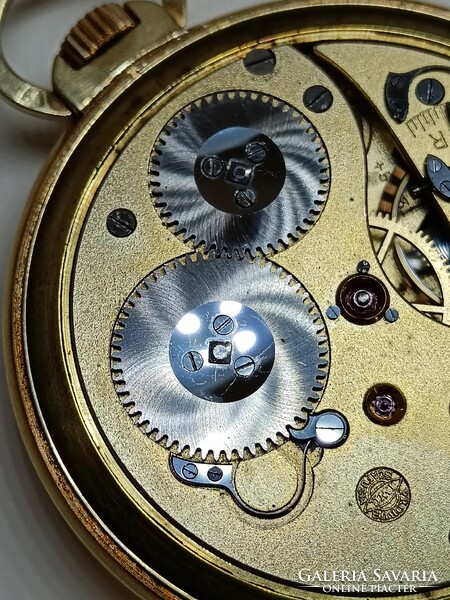 1922 IWC Schaffhausen 14K Arany Zsebóra GYÖNYÖRŰ ÁLLAPOTBAN SZÉPEN JÁR!!!