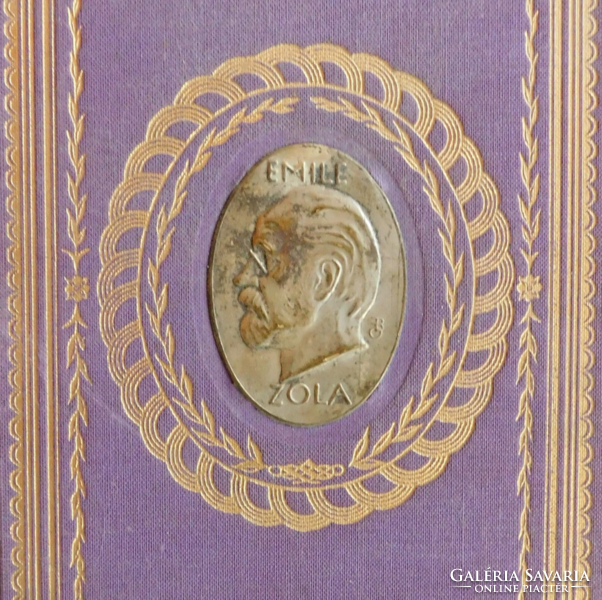 Antik könyv Beck Ö. Fülöp plakettel - Emile Zola: A zsákmámy