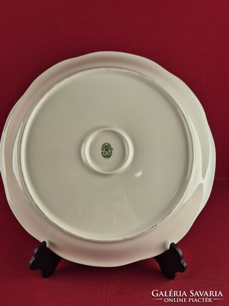 Zsolnay pillangó mintás kerek sültes tál #3