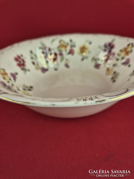 Zsolnay pillangó mintás salátás/kompótos tál