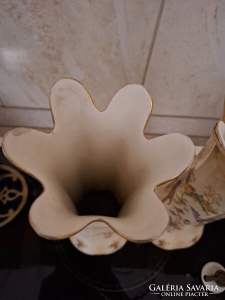 2 db vintage Crown Ducal angol porcelán váza