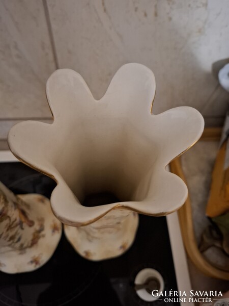 2 db vintage Crown Ducal angol porcelán váza