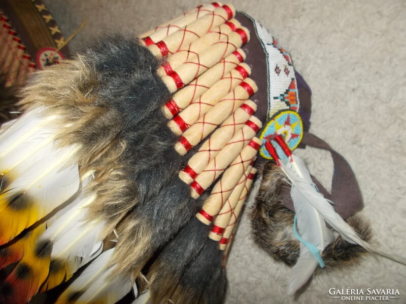 3db antik indián fejdísz