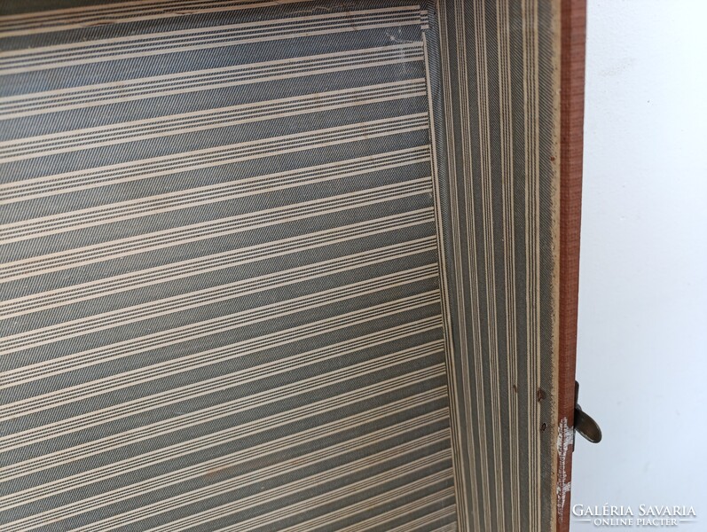 Antik koffer nagy ruhás bőrönd utazó láda jelmez film színház kellék 642 1688