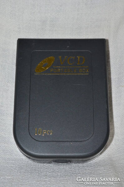 Retro VCD video cd tartó doboz a 90 es évekből  ( DBZ 00124 )