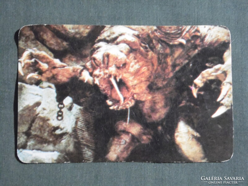 Kártyanaptár,trafik,ajándék üzlet,mozi,Star Wars,Jedi visszatér,1985   (9)
