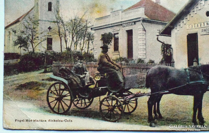 Csízfürdő -Ilona lak ,  Csiszár telep , gyógyszertár   Fogel Mór kiadása, Miskolcz-Csíz 1904