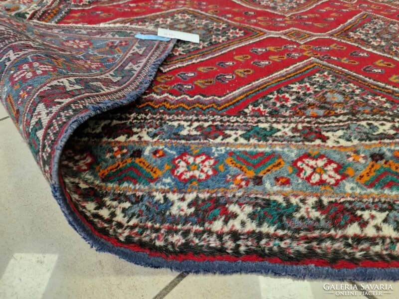 Hamadan motívumos 197x290 kézi gyapjú perzsa szőnyeg BFZ813