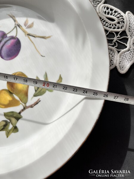 Gyönyörű angol Royal Worcester Evesham sütőtál, pite sütő, torta sütő
