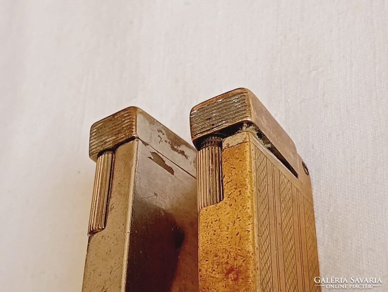 Öngyújtó GAMMA fém benzines köves 2db egyben