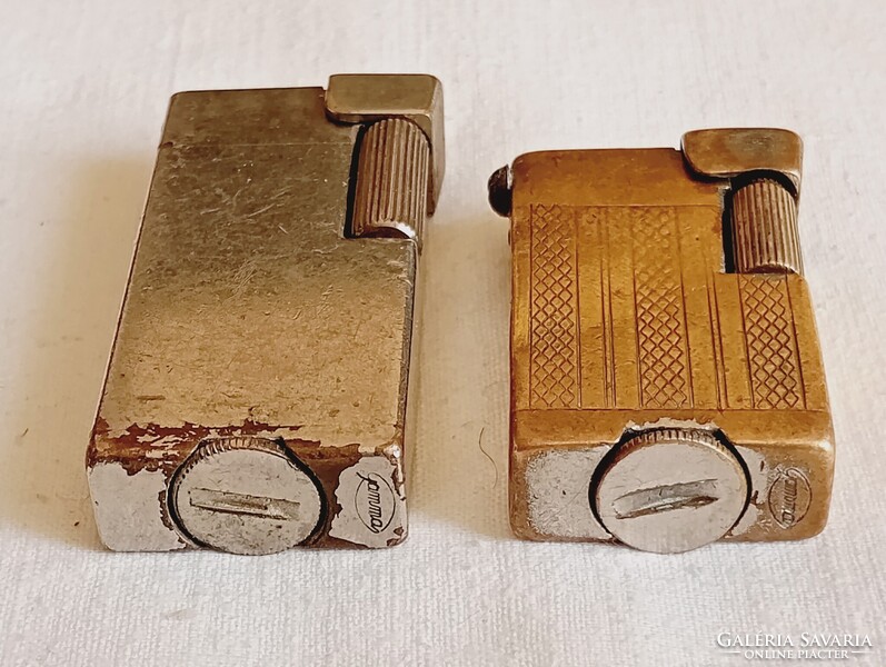 Öngyújtó GAMMA fém benzines köves 2db egyben