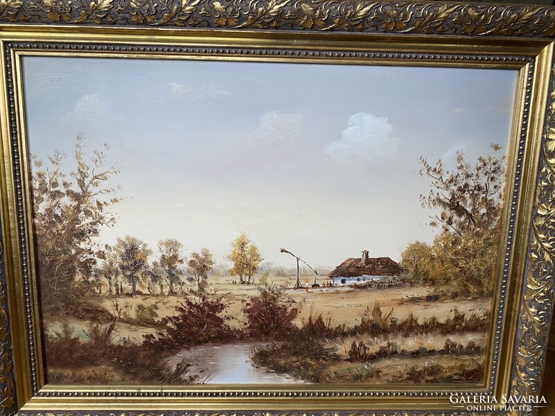 Feith Károly olajfestmény 70x50 cm