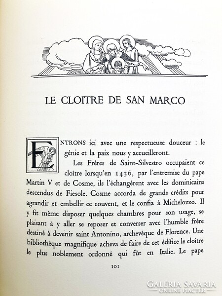 Sous le ciel de Florence - számozott bibliofil művészi kiadvány Firenzéről, 1925