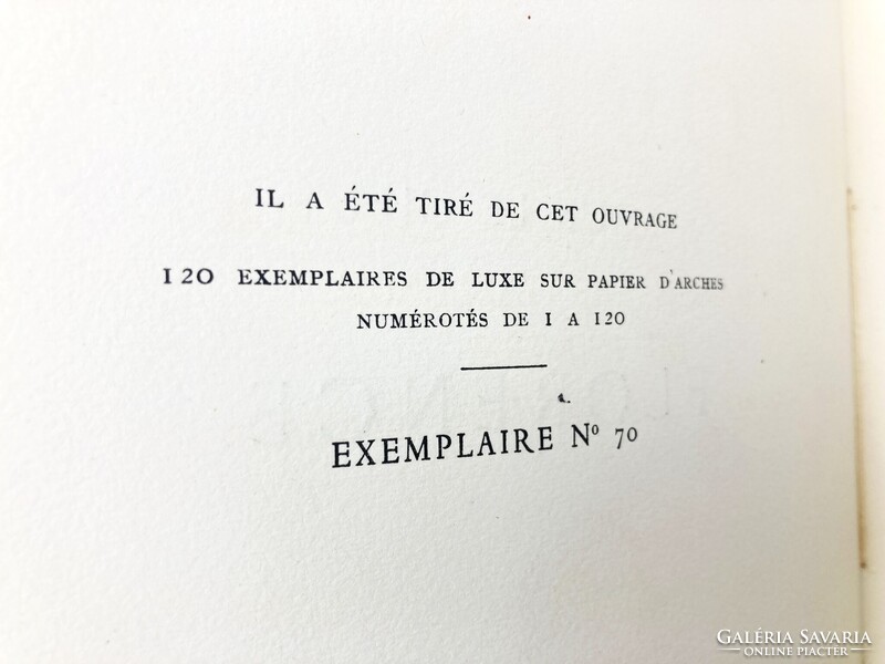 Sous le ciel de Florence - számozott bibliofil művészi kiadvány Firenzéről, 1925