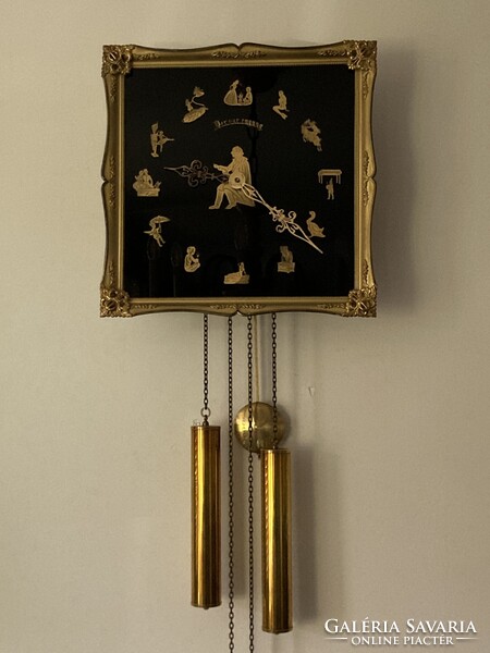 Wall Clock with Fairy Tale Figures by H.C. Andersen