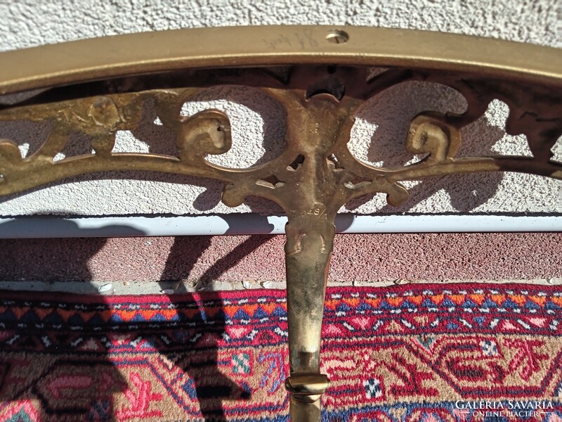 Vintage neobarokk réz fali konzol asztal. Alkudható