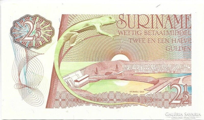2,50 2 1/2 gulden 1985 Suriname UNC