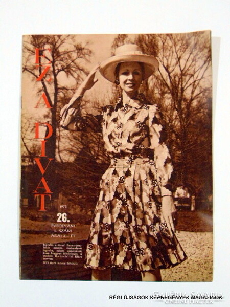 1973 május  /  EZ A DIVAT  /  Régi ÚJSÁGOK KÉPREGÉNYEK MAGAZINOK Ssz.:  9743