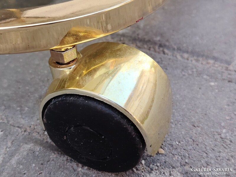 Art Deco Francia réz zsurkocsi 1970 ALKUDHATÓ