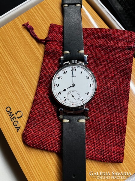 Omega zsebóra beépítés üveg hátlappal 1931-ből