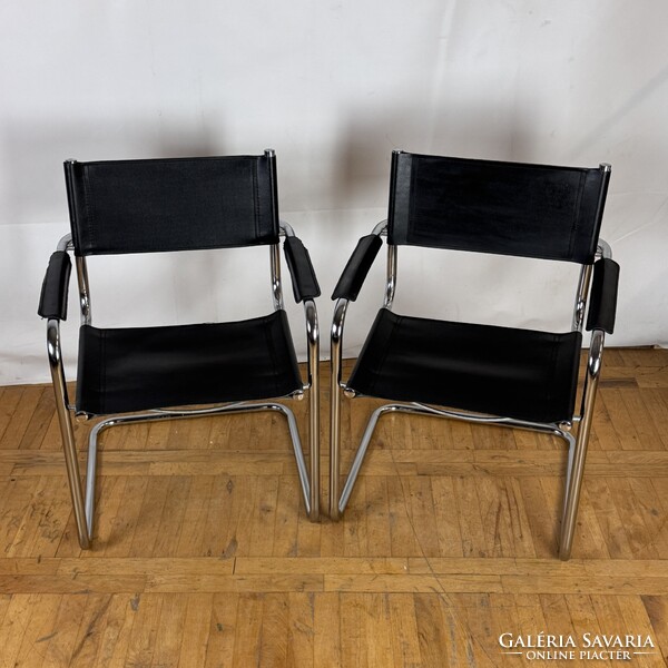 Marcel Breuer MG5 típusú csővázas bauhaus bőrszék [ár/db]
