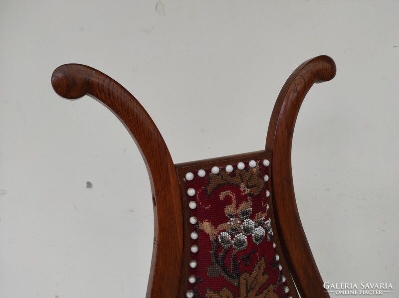 Antik biedermeier bútor szerszám bor borászat szőlő gobelin kézimunka 843 6627