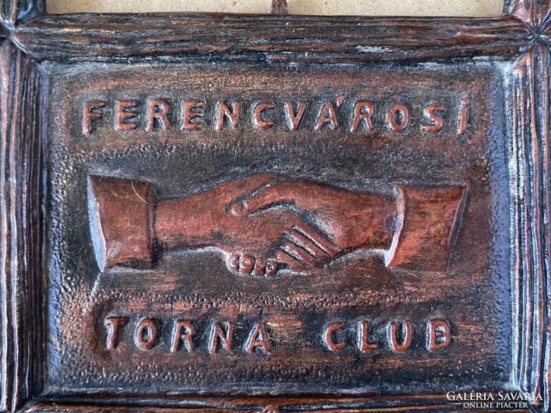 FTC, FERENCVÁROSI TORNA CLUB JELZETT FOCI LABDARÚGÁS EMLÉK LAP