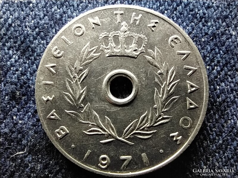 Görögország II. Konstantin (1964-1973) 10 Lepta 1971