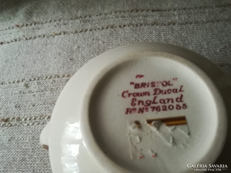 Crown Ducal Bristol pink színű cukortartó