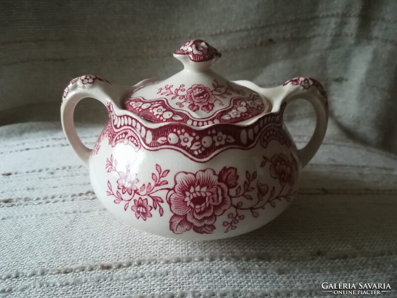 Crown Ducal Bristol pink színű cukortartó