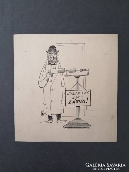 NEMES TÖRÖK JÁNOS /1907-1980/- GRAFIKUS, KARIKATURISTA
