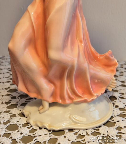 Karl ENS porcelán balerína – 32 cm – hibátlan állapotban /GYŰJTŐI RITKASÁG/