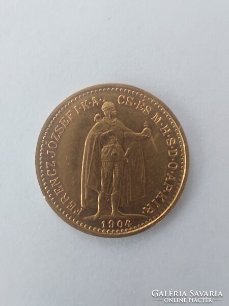 1904 Ferenc József arany 10 Korona