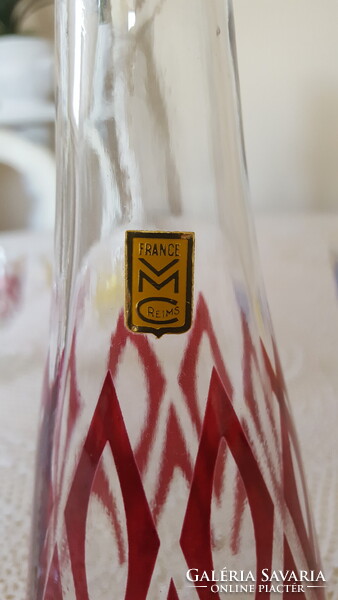 VMC Reims,régi francia likőrős készlet