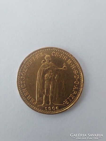 1906 Ferenc József arany 10 Korona