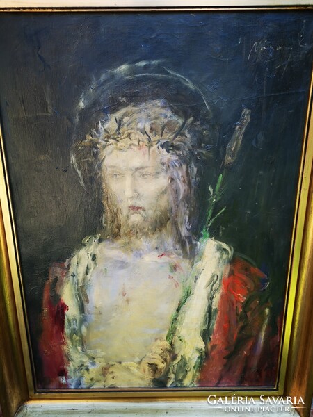 Náray Aurél (1883-1948) - Jézus töviskoronával