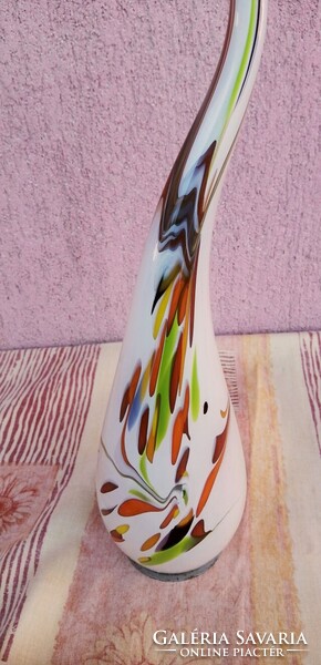 Art Deco fúvott üvegszobor a Muránói alkotó Afro Celotto művészi munkája. Egyedi darab