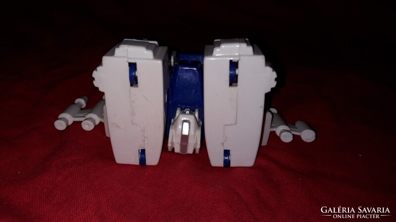 Retro trafikáru plasztik TRANSFORMERS -ROBOT / ŰRHAJÓ játék figura 16cm szép állapot a képek szerint