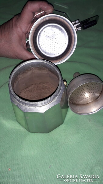 Retro magyar KORREKT állapotú KALIFA kotyogós 2 - 4 személyes KÁVÉFŐZŐ dobozával 22cm képek szerint