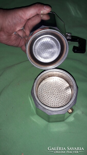 Retro magyar KORREKT állapotú KALIFA kotyogós 2 - 4 személyes KÁVÉFŐZŐ dobozával 22cm képek szerint