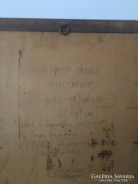 Kárpáti Tamás olajkép - korai