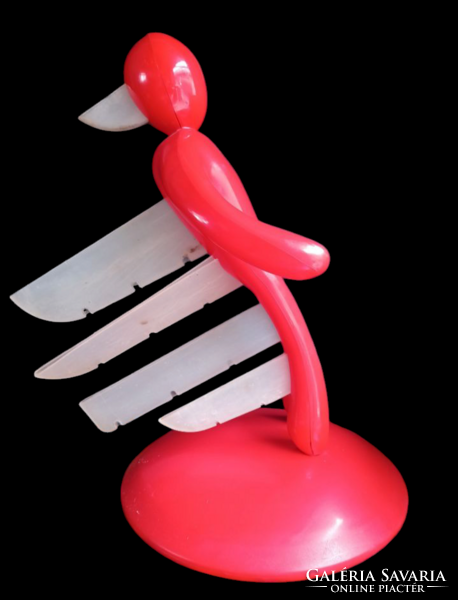 Pop art Raffaele Iannelo Red Voodoo  késblokktartó / Vintage Decor