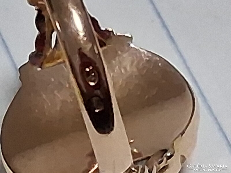 Gyönyörü Nikex 14k igazi  arany fèrfi pecsét gyürü 62 mèret 6.07 gramm
